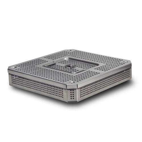 Vassoio di sterilizzazione per strumenti - 64-22510 series - RfQ-Medizintechnik - in acciaio inossidabile / in silicone
