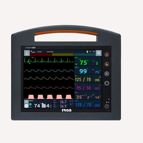 Monitor multiparametrico compatto - VisionAir - RGB Medical Devices - portatile / ECG / RESP