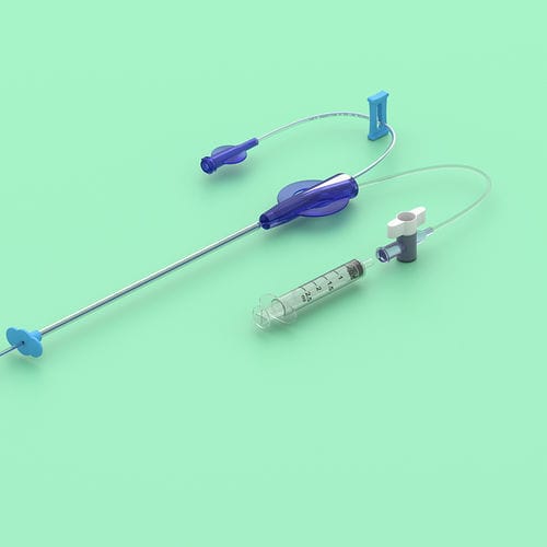 Catetere per isterosalpingografia - Softinjector - RI.MOS. - intrauterino / con palloncino / femminile