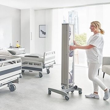 Paravento medicale mobile - RFW - Ropimex R. Opel  - pieghevole / di camera d'ospedale / traslucido