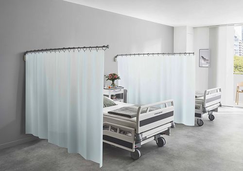 Paravento medicale telescopico - RTS - Ropimex R. Opel  - di camera d'ospedale / lavabile / antibatterico