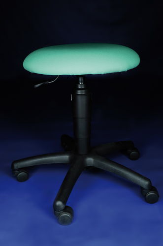 Sgabello per struttura sanitaria - Z 02 01 - RQL - GOLEM tables - girevole / con rotelle / con schienale
