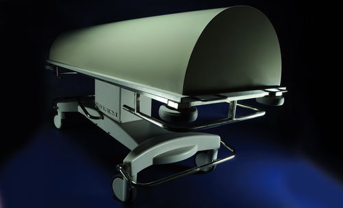Carrello mortuario da trasporto - GOLEM Z - RQL - GOLEM tables - in acciaio inossidabile / ad altezza regolabile