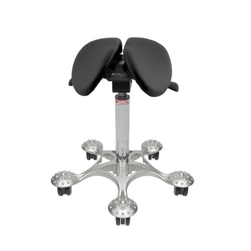 Sgabello per ambulatorio - SMALL MULTIADJUSTER - Salli Systems - ad altezza regolabile / basculante / con rotelle