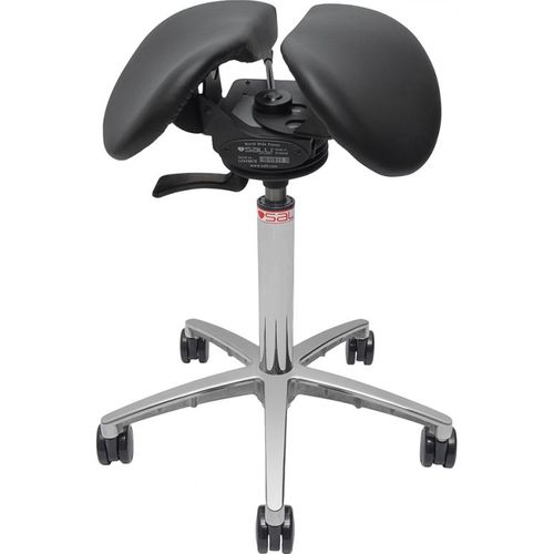 Sgabello per ambulatorio - SWAYFIT - Salli Systems - ad altezza regolabile / con rotelle / a forma di sella