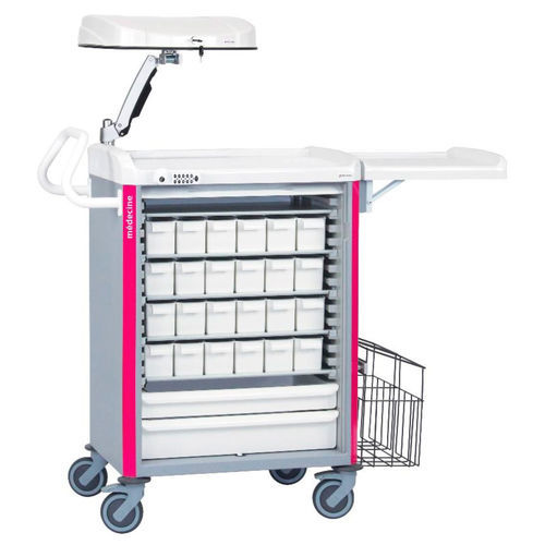 Carrello di emergenza - 8YM64H100DIN18_RM - Samarit Medical - medico / ospedaliero / per uso generale
