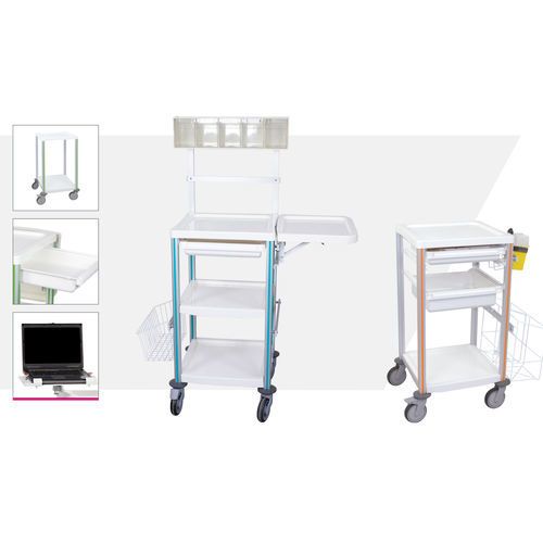 Carrello di emergenza - Agily® - Samarit Medical - medico / ospedaliero / per uso generale
