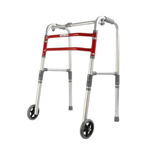 Deambulatore con 2 ruote - WalkerPlus - SAN UP - pieghevole / ad altezza regolabile