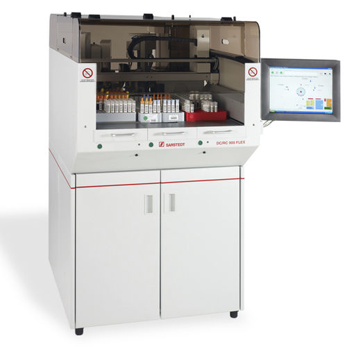 Sistema di automazione di laboratorio di decapsulazione tubi - DC/RC 900  - Sarstedt - per incapsulamento tubi / per smistamento di provette