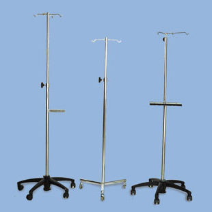 Asta portaflebo con rotelle - N127 series - Savion Industries - 4 ganci