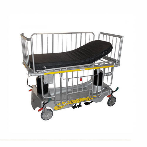 Barella con carrello da trasporto - PS410 - Savion Industries - di emergenza / idraulica / ad altezza regolabile