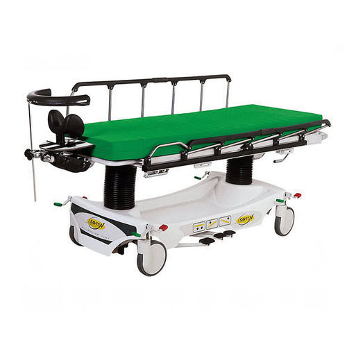 Barella con carrello da trasporto - ESS707 - Savion Industries - di emergenza / oftalmologica / elettrica