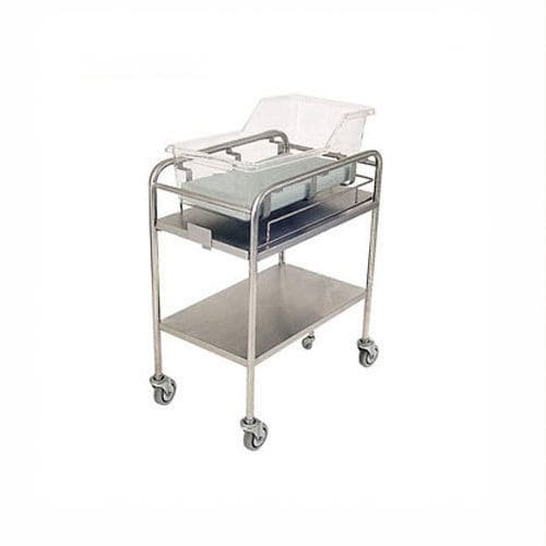 Culla pediatrica con rotelle - BTC 401 - Savion Industries - Trendelenburg / anti-Trendelenburg / con scomparti