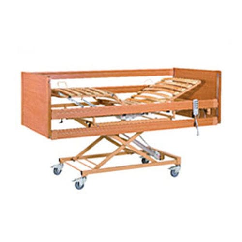 Letto per cure domiciliari - Med II - Savion Industries - elettrico / ad altezza regolabile / con rotelle