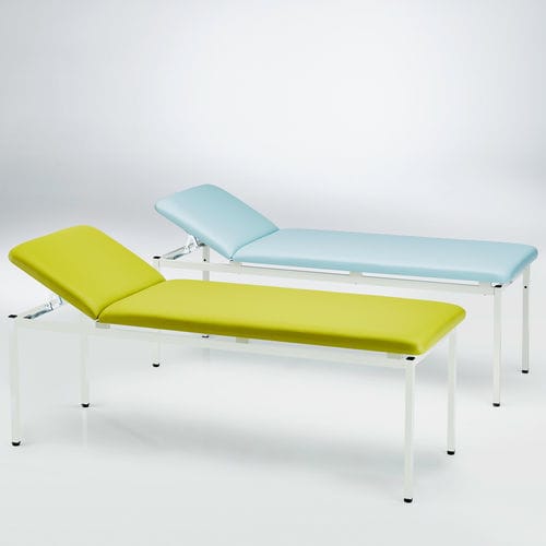 Lettino da visita manuale - 211.1180.0 - SCHMITZ medical GmbH - ad altezza fissa / con schienale regolabile / a 2 sezioni