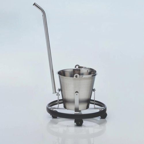 Porta-catino con rotelle - 252.1190.0 - SCHMITZ medical GmbH - in acciaio inossidabile