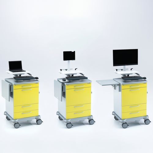 Carrello informatico per tablet - varimed - SCHMITZ medical GmbH - per pannello PC / con cassetti / accessori