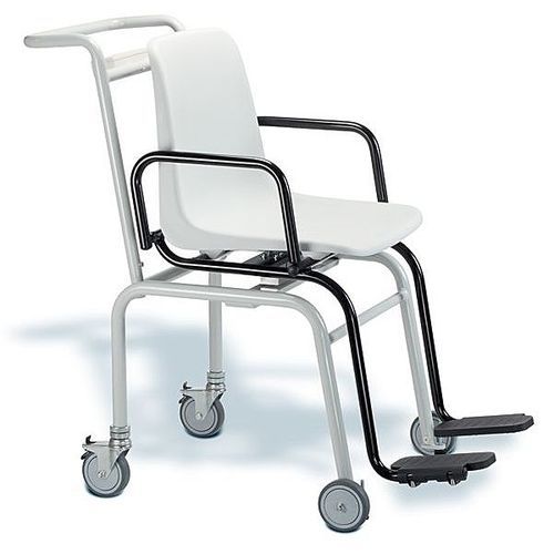 Bilancia pesapersone elettronica - 956 - seca - a poltroncina / pieghevole / con display LCD