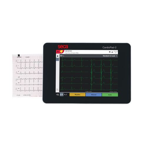 Elettrocardiografo da riposo - CardioPad-2 - seca - 12 canali / digitale / con stampante