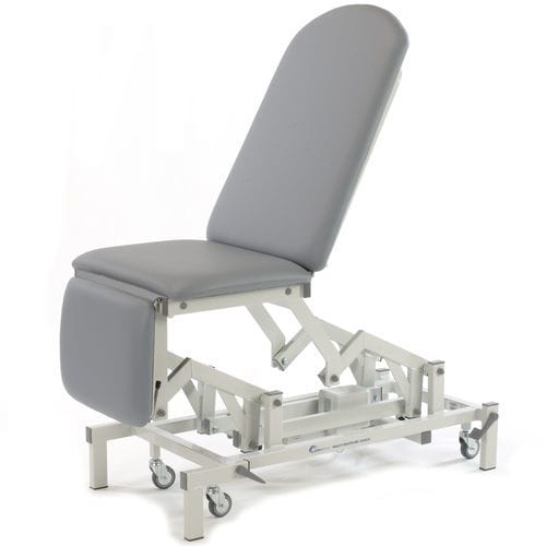 Lettino da visita generale - SM9566-BL - SEERS Medical - elettrico / con schienale regolabile / ad altezza regolabile