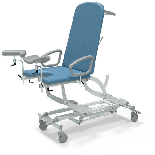 Lettino da visita ginecologico - NV8563-PRM-1WH-DB - SEERS Medical - elettrico / con schienale regolabile / ad altezza regolabile
