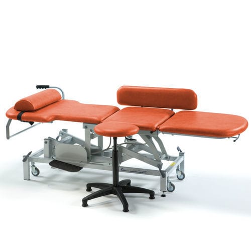 Lettino da visita per ecocardiografia - SM3590 - SEERS Medical - elettrico / con schienale regolabile / ad altezza regolabile