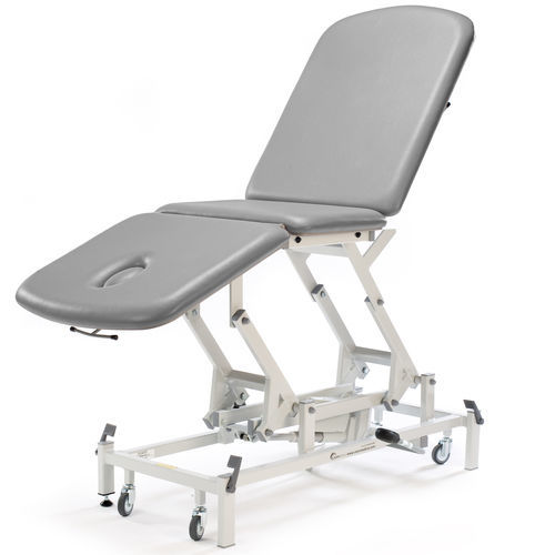 Lettino da visita per fisioterapia - ST3557 - SEERS Medical - idraulico / ad altezza regolabile / con schienale regolabile