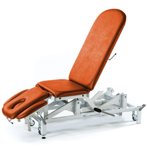 Lettino da visita per fisioterapia - ST3559-CA - SEERS Medical - idraulico / ad altezza regolabile / con rotelle