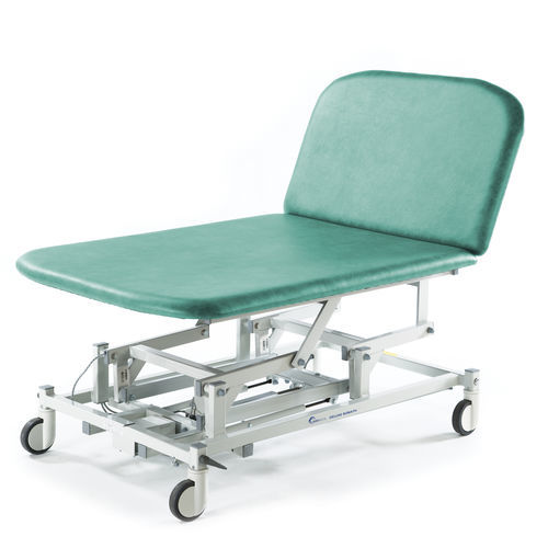 Lettino Bobath elettrico - ST4562W-SB - SEERS Medical - su rotelle / con schienale ad altezza regolabile / a 2 sezioni