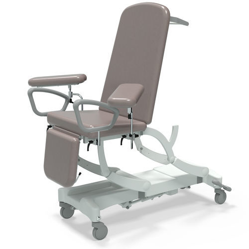Poltrona per prelievo di sangue elettrica - NV9676P-PRM-2WF-LO - SEERS Medical - 3 sezioni / con poggiapiedi / con rotelle