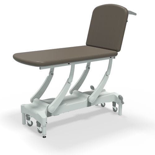 Lettino da visita elettrico - NV2560-CLS-1WH-SB - SEERS Medical - ad altezza regolabile / con schienale regolabile / a 2 sezioni