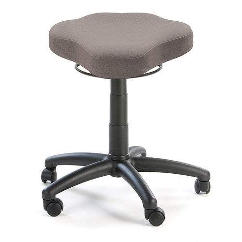 Sgabello medicale - ST6168 - SEERS Medical - ad altezza regolabile / con rotelle / nero