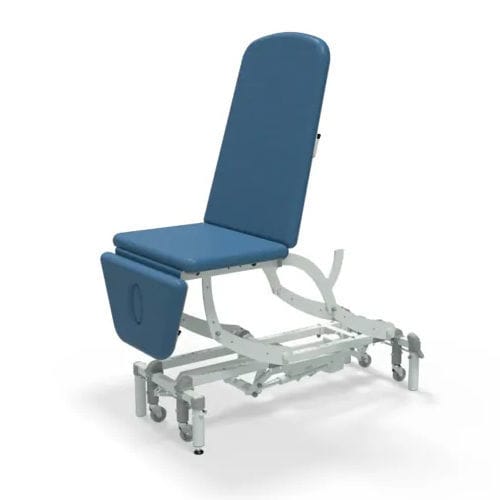 Lettino da visita per fisioterapia - NV3566-CLS-1WH-RD - SEERS Medical - elettrico / ad altezza regolabile / con schienale regolabile