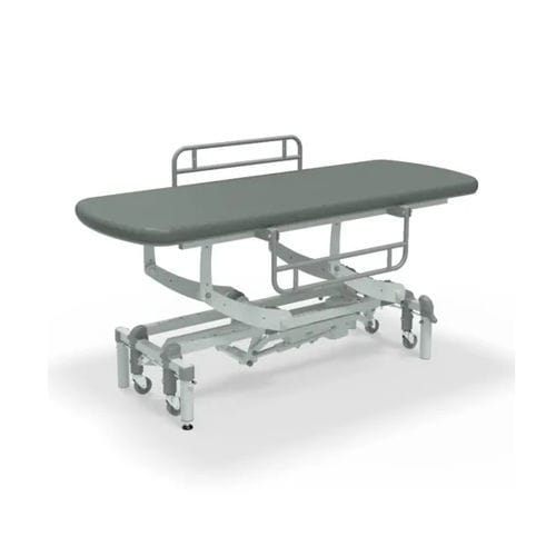 Lettino da visita elettrico - NV1561A-CLS-1WH-LG - SEERS Medical - ad altezza regolabile / con rotelle / a sezione unica