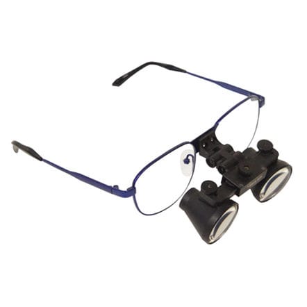 Occhiali binoculari con montatura - TITANIUM - Seiler Medical - con sistema ribaltabile