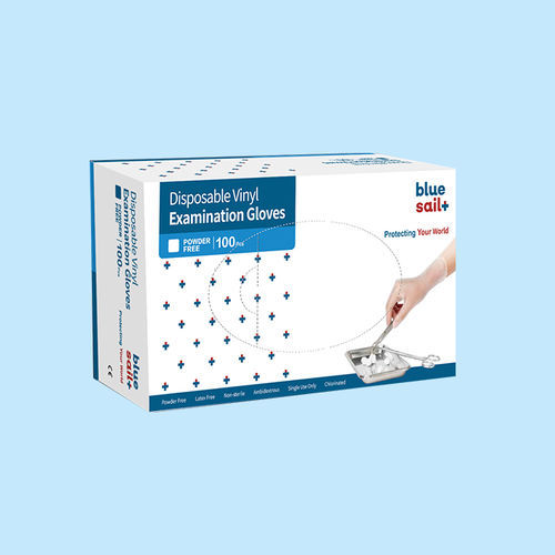 Guanto in vinile - Nutouch  - Bluesail Surgical - da esame / EN 455 / EN 374