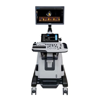 Ecografo su piattaforma - Apogee 5800 Ace - SIUI - per ecografia multidisciplinare / con doppler a colori / 3D/4D