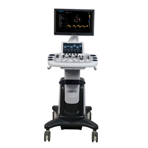 Ecografo su piattaforma compatto - Apogee 3500 Elite - SIUI - per ecografia multidisciplinare / con doppler a colori / 3D/4D