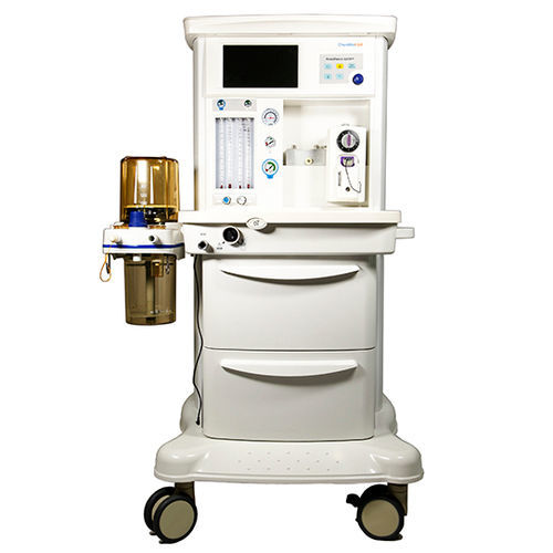Sistema per anestesia su carrello - CWM-301C - Nanjing Chenwei Medical Equipment Co.,Ltd - con monitoraggio respiratorio / con ventilatore / con miscelatore di gas elettronico