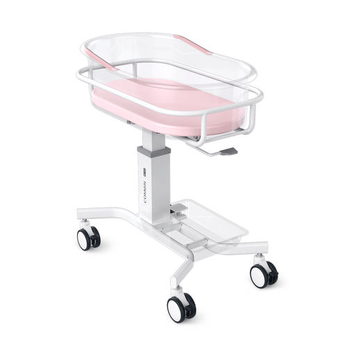 Culla pediatrica con rotelle - BC-107 - Comen - ad altezza regolabile / inclinabile / con scomparti
