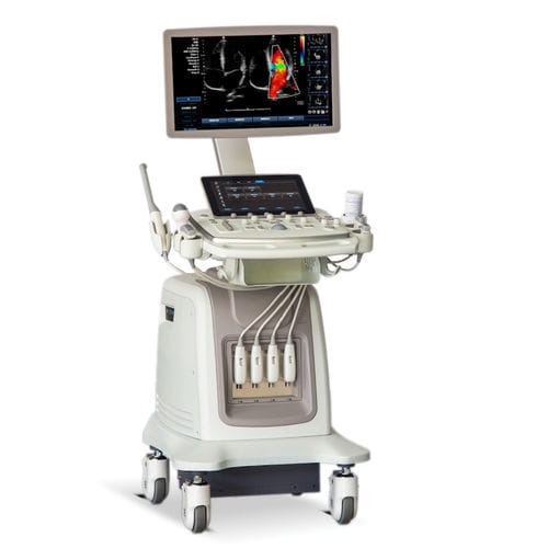 Ecografo su piattaforma - Mirror5 Touch - Landwind Medical - per ecografia multidisciplinare / in bianco e nero / con doppler a colori