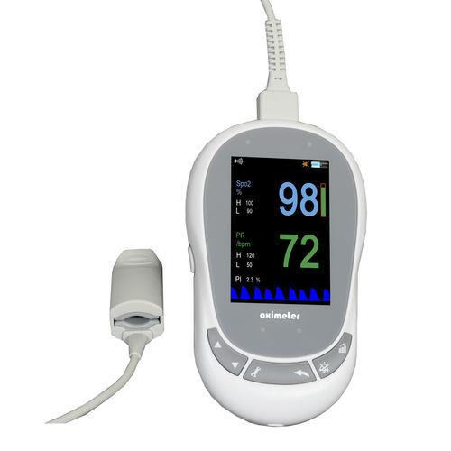 Pulsossimetro palmare - iOxi-10 - Unicare - medico / a batteria / con sensore separato