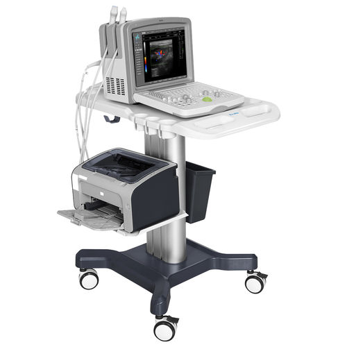 Ecografo portatile con carrello - FDC6100V - Shenzhen Well.D Medical Electronics - per ecografia multidisciplinare / con doppler a colori / per elastografia