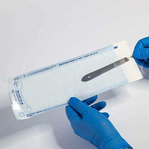 100 Sacchetti Autosigillanti Per Sterilizzazione 90x260mm | Per Strumenti Dentali E Medici | Indicatore Di Colore