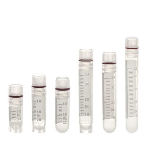 Criotubo da laboratorio - T301 CRYOVIAL® - Simport Scientific - in polipropilene / con tappo a vite / graduato