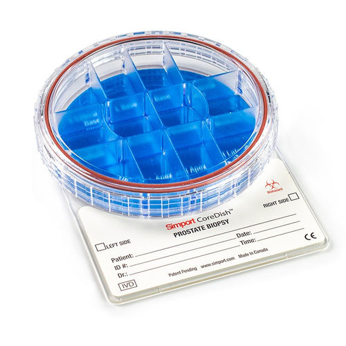 Contenitore per campioni in polistirene - M970 - M971 - CoreDish®  - Simport Scientific - di stoccaggio / per urologia / per biopsia prostatica