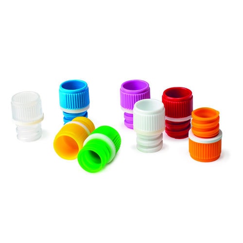 Tappo di tubi - T500OS series - Simport Scientific - ad avvitamento / in polipropilene / in silicone
