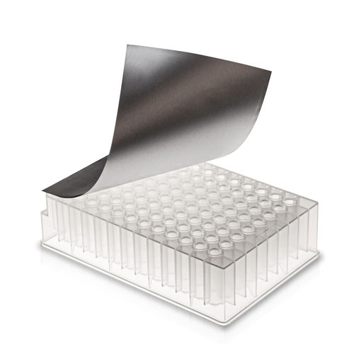 Film di protezione in alluminio - T329-5 - SecureSeal™  - Simport Scientific - per termosigillatura / per micropiastre