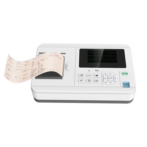 Elettrocardiografo da riposo - SE508  - Sino-Hero - 3 canali / digitale / con stampante