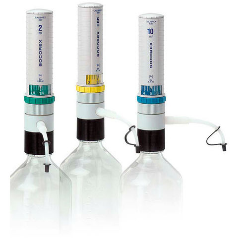 Dispensatore su flacone da laboratorio - Calibrex™ universal 520 - Socorex Isba - a volume fisso